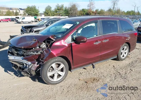 2019 Honda Odyssey Ex-L from USA, damaged, VIN 5FNRL6H79KB135310